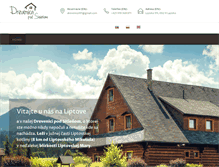 Tablet Screenshot of drevenicapodsitienom.sk
